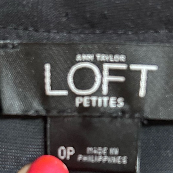 Ann Taylor Loft Black Velvet Romper Size 0 Petite - Picture 6 of 10